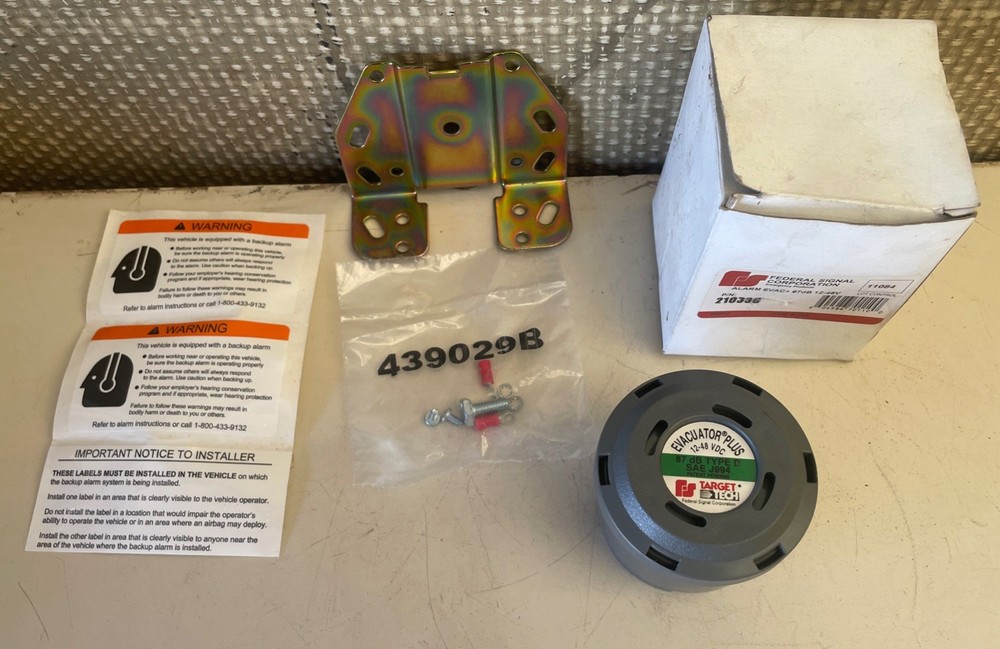 TARGET TECH 210330 12-48VDC 87dB, ALARM EVAC, 11084