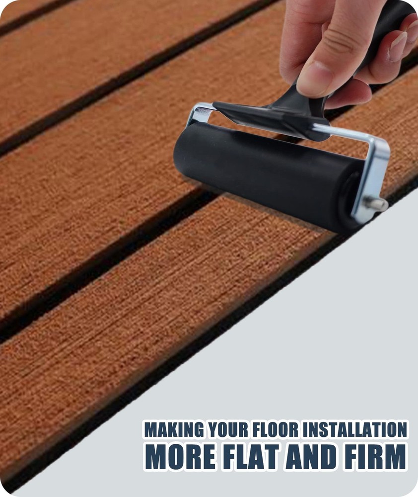 Brayer Roller for Boat Flooring Tools - Tape Roller for Decking Installation,...
