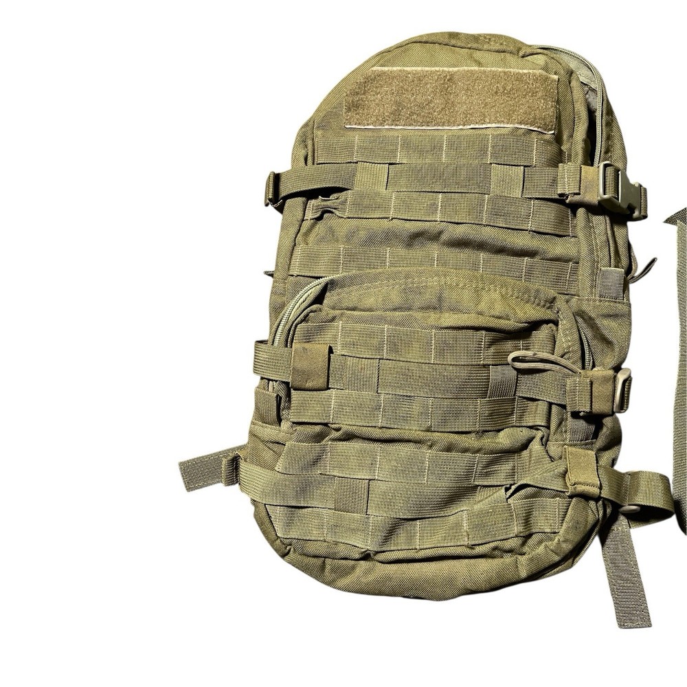 BACKPACK TREKKING COYOTE BROWN NYLON Canvas Hydration Holder