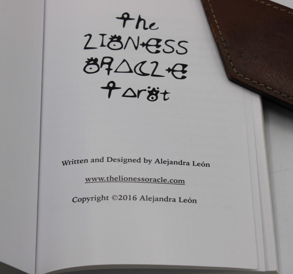 The Lioness Oracle Tarot | Alejandra Leon | 2016