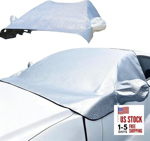 Car Windshield Snow Cover, Windshield Cover for ice and Snow, Frost Windshield