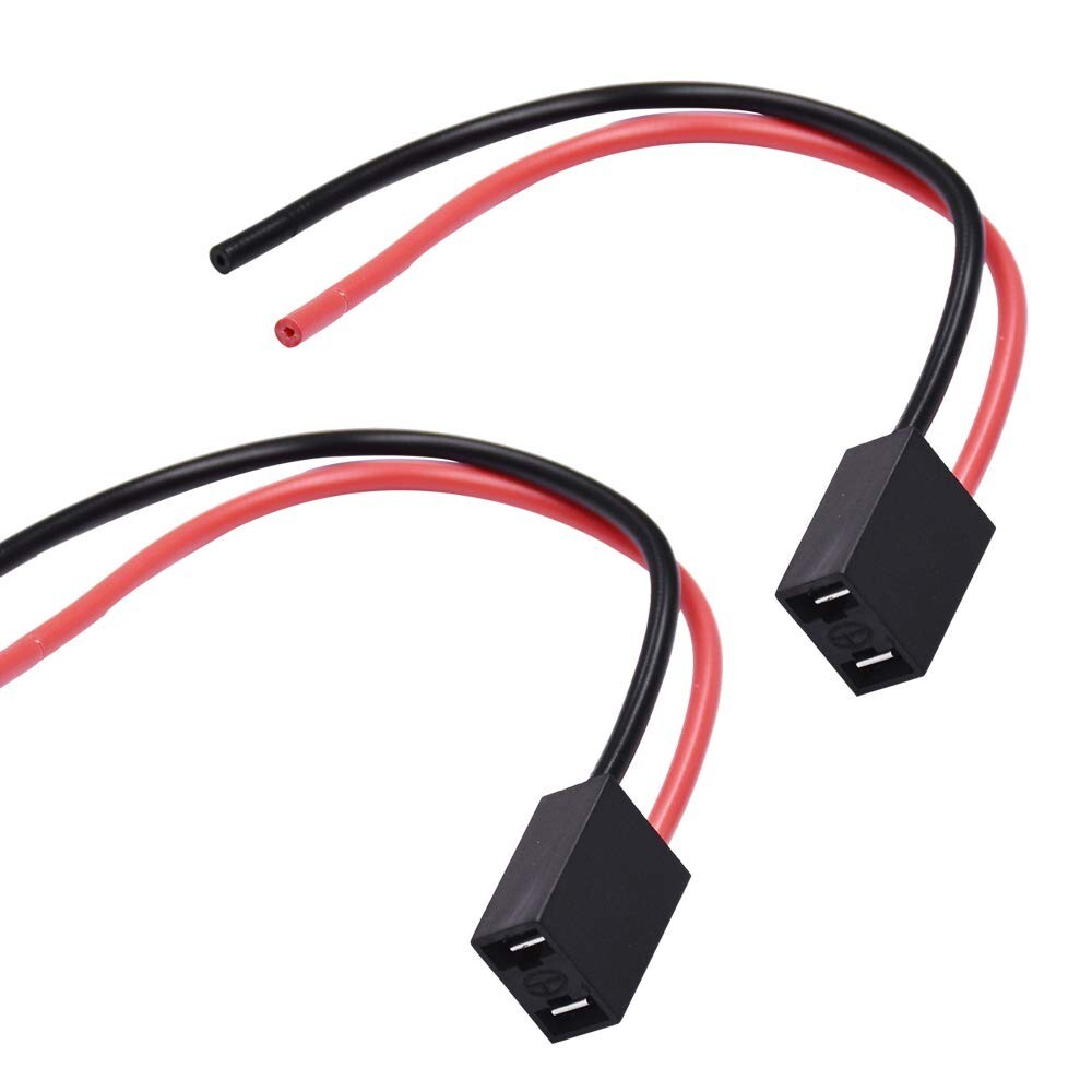 Wire Pigtail Female P S H7 Two Harness Head Light Low Beam Bulb Socket Replace