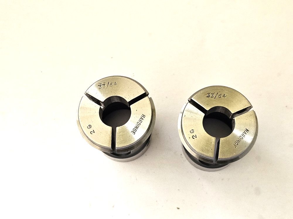 HARDINGE 33/64" Collets (Pack of 2)