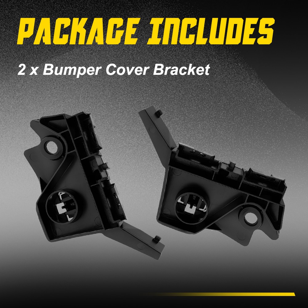 FRONT DRIVER & PASSENGER SET BUMPER SUPPORT BRACKETS FITS 2010-2019 FORD TAURUS