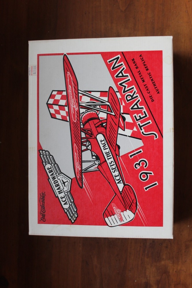 Ace Hardware 1931 Stearman Airplane | Authentic Die-Cast replica
