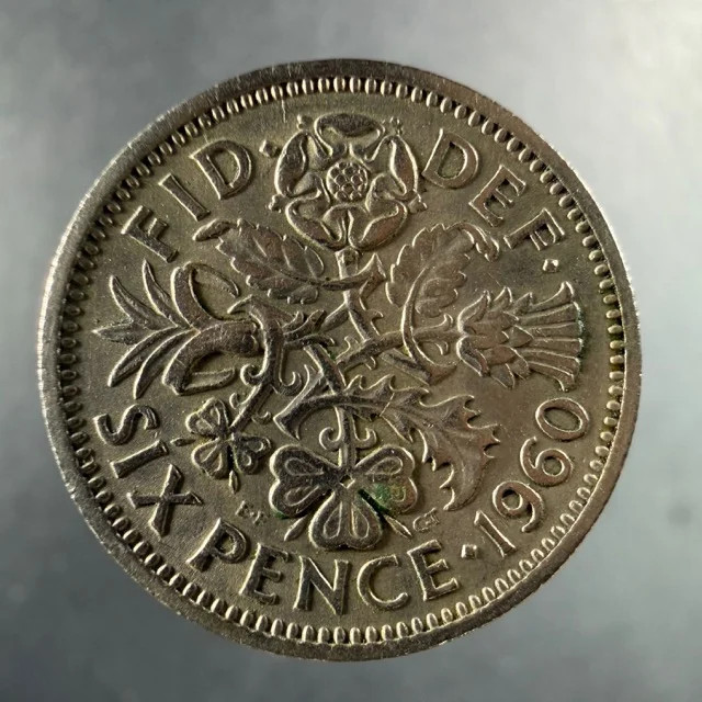 1960 Great Britain 6d Sixpence Elizabeth II