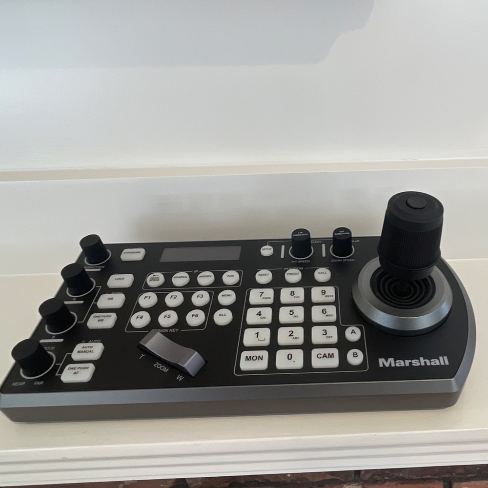 Marshall Electronics VS-PTC-IP PTZ Camera Controller Joystick Keypad Black Gray