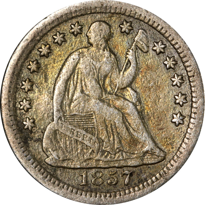 1857-O Seated Liberty Half Dime