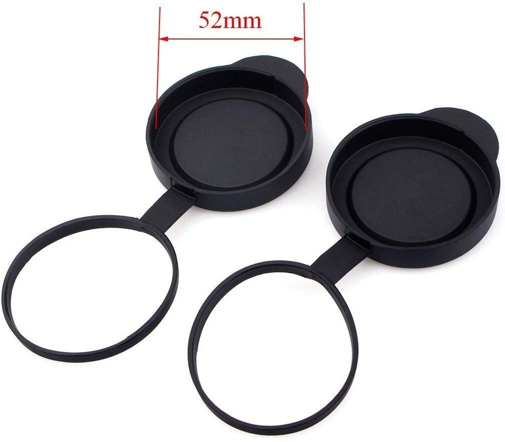 SVBONY Protective Rubber Objective Lens Caps for Fits Binoculars with Black