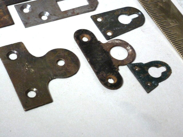 9 useful old-antique wall clock hangers (A)