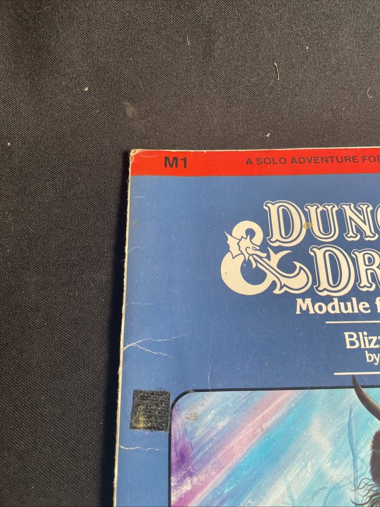 Advanced Dungeons & Dragons Dungeon Module M1 Blizzard Pass #9067