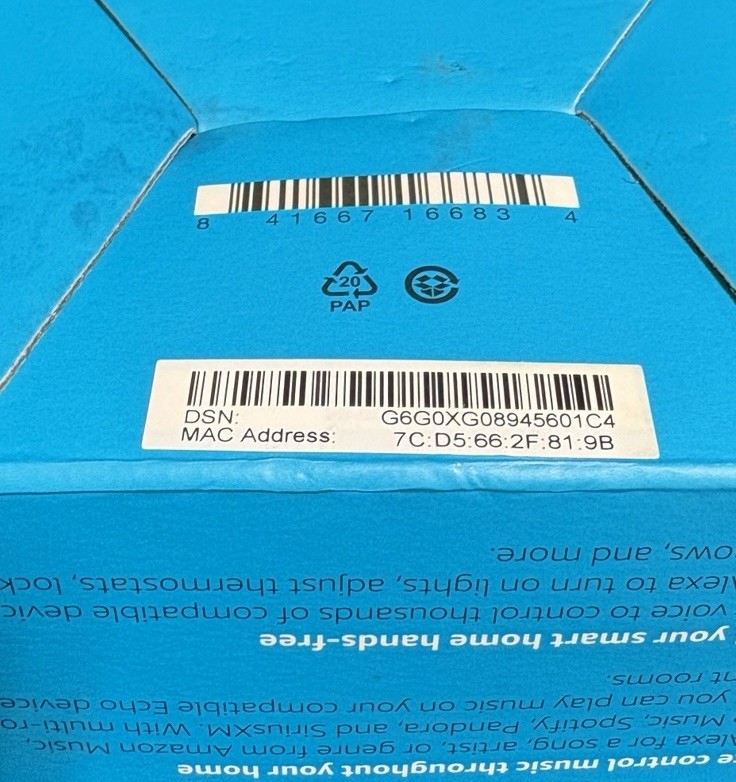 Amazon Echo Dot 3rd Gen Smart Speaker with Alexa - Charcoal (M2)