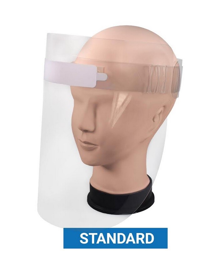 VISOR180 Standard Transparent Safety Shield Visor Protection Complete