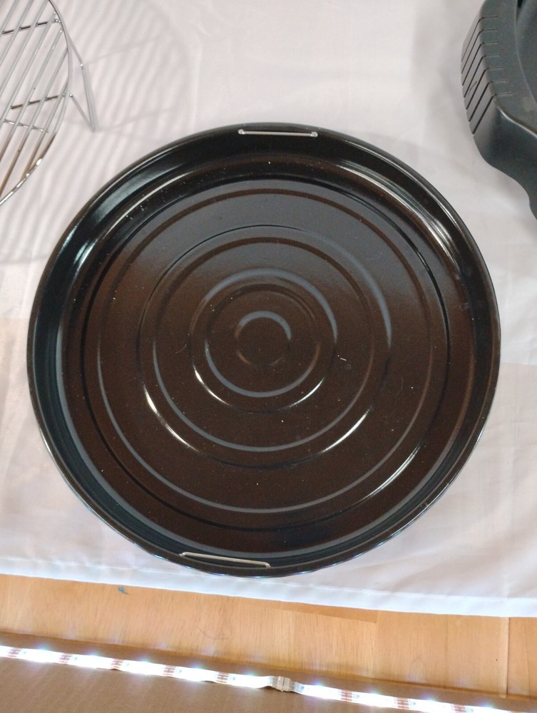 NUWAVE PRO PLUS Infrared Oven Replacement Part Bottom Base Drip Tray Pan 2 Rack
