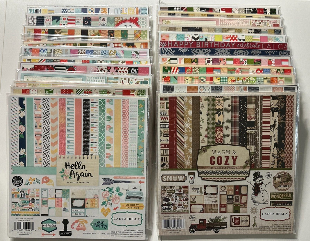 Carta Bella 12 x 12 Paper Pack-Multiple Variations Available-You Choose