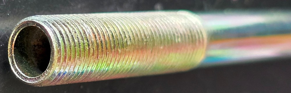 1/4 Inch x 9 Inch Brass Fitting Pipe Threaded.