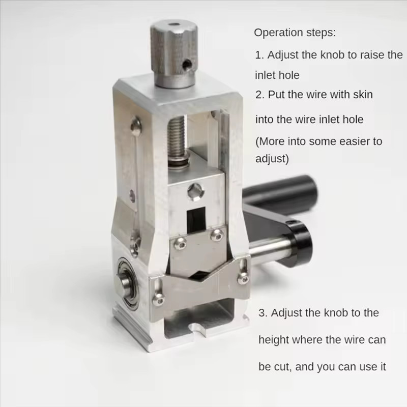 Aluminum Alloy Manual Stripper Electromechanical Dynamic Stripper Copper Wire Dr