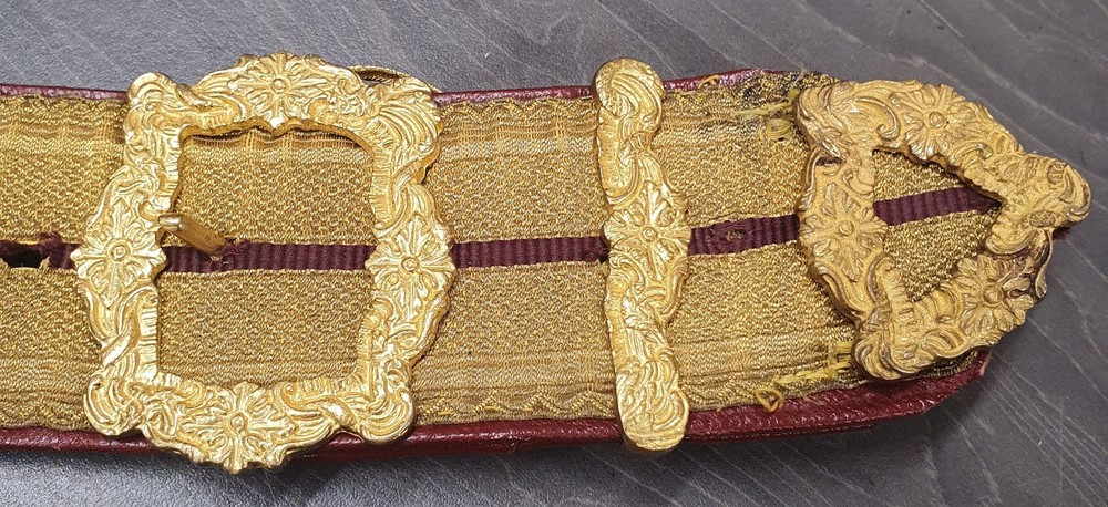 Guards Ceremonial Brass Cross Buckle Lancers Genuine British Military  (still20)