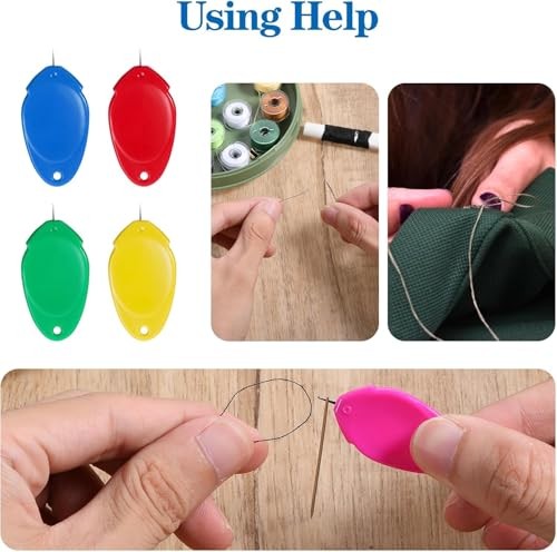 Automatic Needle Threader, 11 Pcs Sewing Needle Threaders Automatic Needle