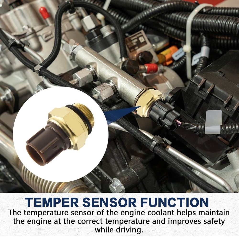 Radiator Coolant Fan Switch, Water Temperature Sensor, Engine Coolant Tempera...