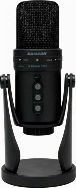 Samson G-Track Pro Professional USB Condenser Microphone with Audio.. -OPEN BOX