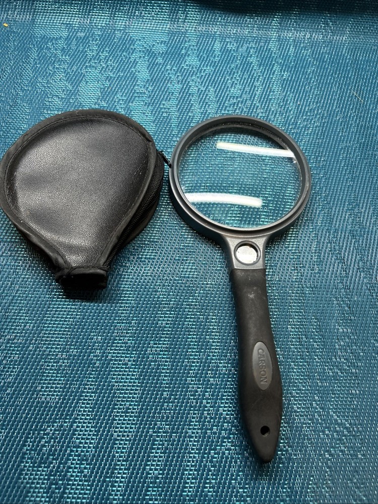 Carson Magnifying Glass 3.75"x8.5" Overall Dimensions