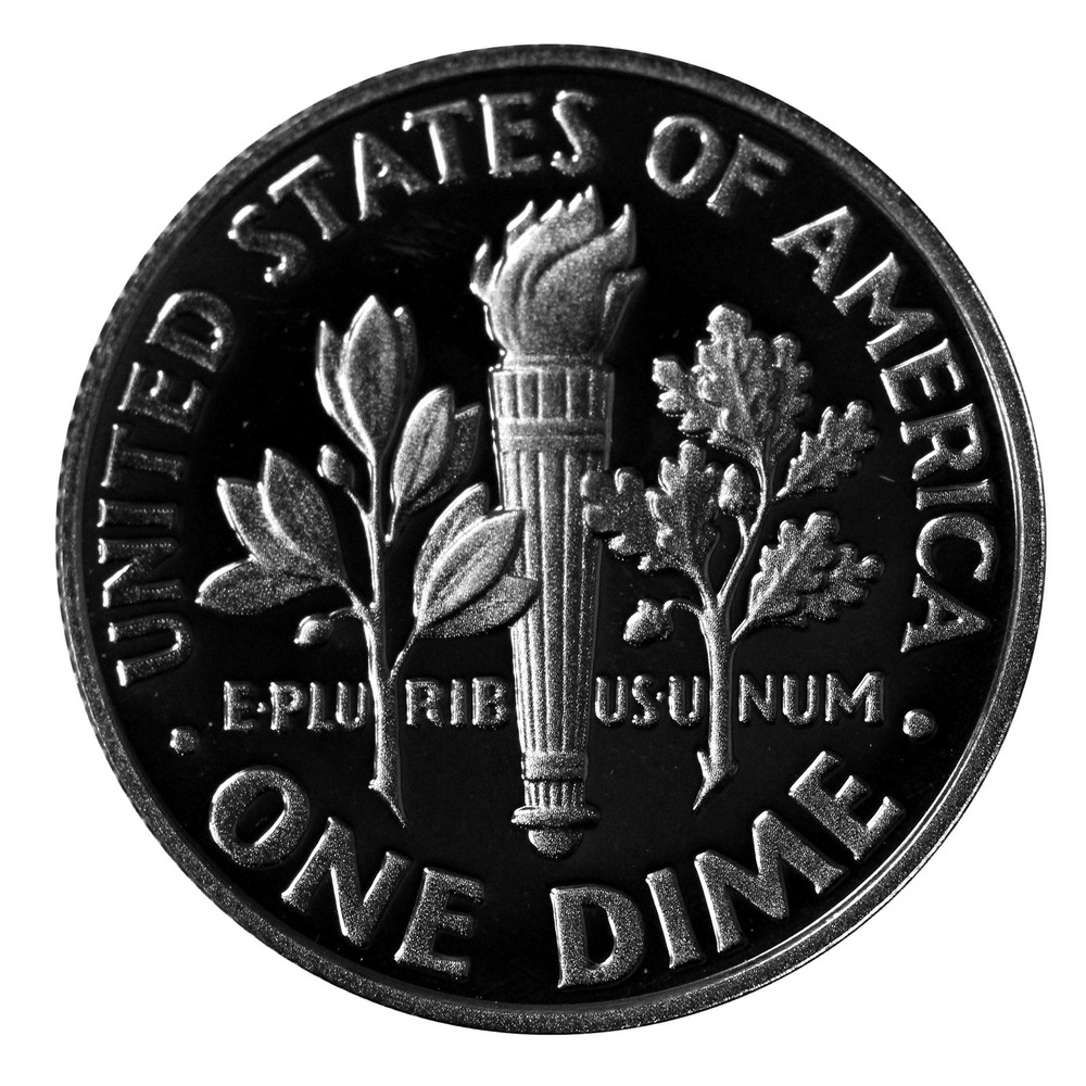 1996 -S Roosevelt Dime Proof 90% Silver Gem Deep Cameo US Coin