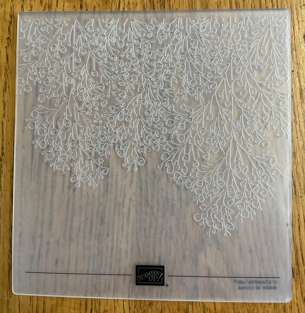 Stampin’ Up! Tree Flower Buds Embossing Folder - Spring, Budding Trees, Flowers