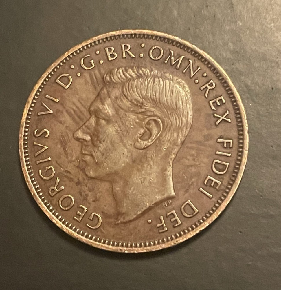 1951 Australian Penny LOOK at That Aging Process Turning Bronze