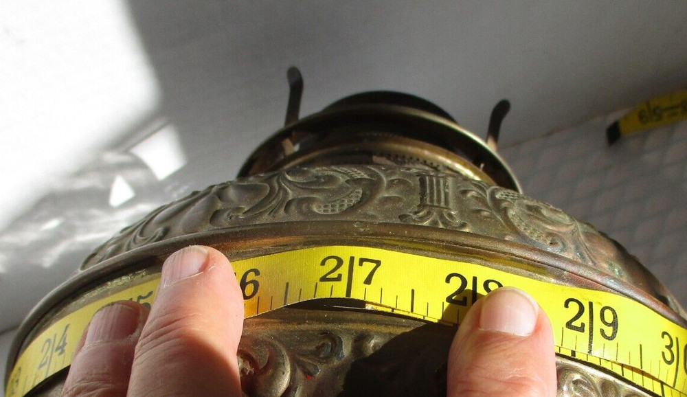 Victorian Brass Hanging Lantern for parts