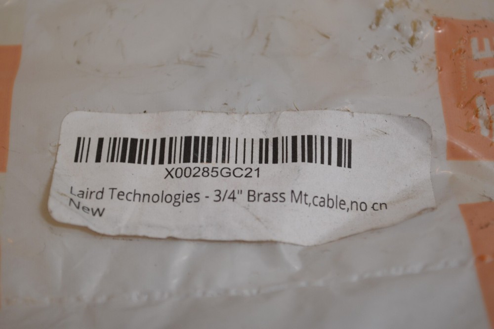 Laird Technologies Antenna Cable 3/4 IN Brass MT NO CONN