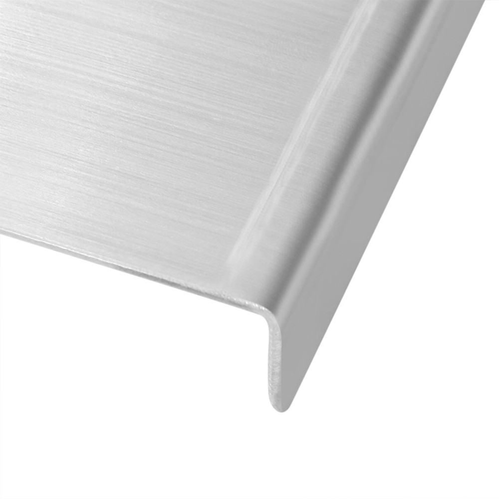 Stainless Steel Chopping Cutting Board Counter Top Protector w/ Front Overhang