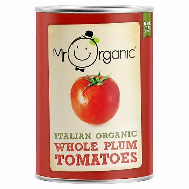 Mr Organic Whole Peeled Plum Tomatoes - 400g