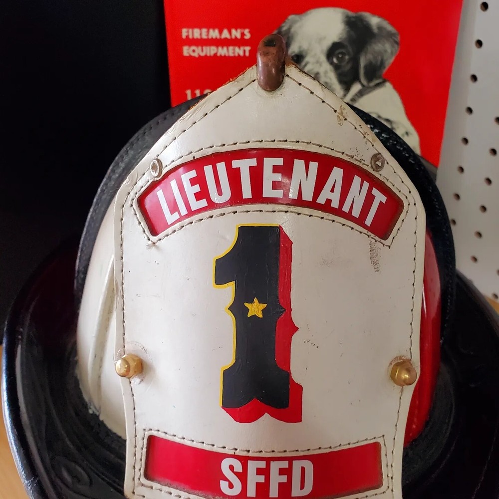 Brass Shield Mounting Hardware - Vintage Cairns Leather Fire & 880 Helmet Posts