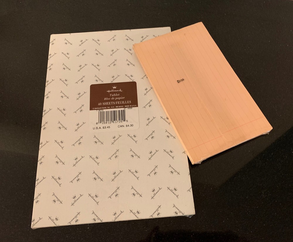 Vintage Hallmark Designed Tablet & Envelopes new sealed 40 sheets Patchwork