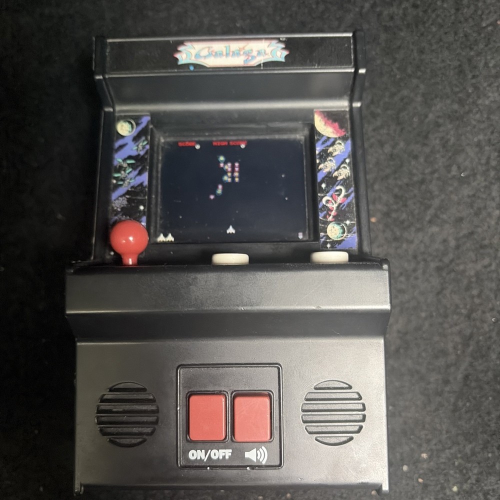 Arcade Classics Galaga Retro Mini Arcade Game - Tested Works