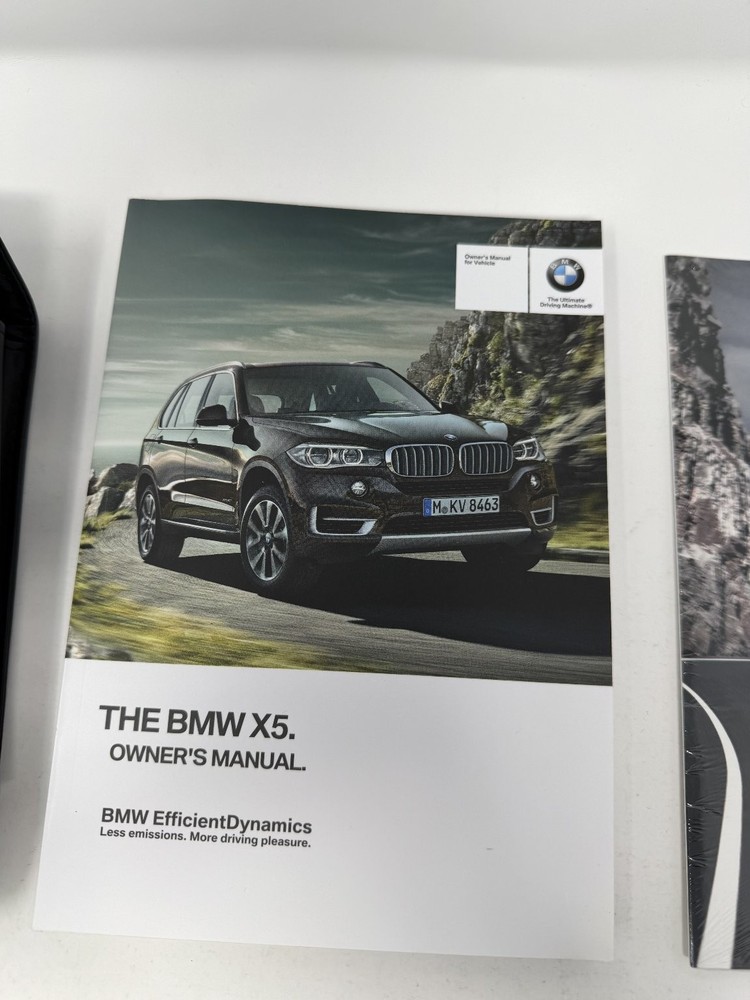 2016 BMW X5 Owners Manual OEM Set