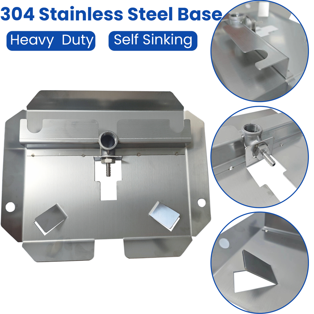 8.5" Self Weighted Quick Sink Single Membrane Air Diffuser Pond Aerator System