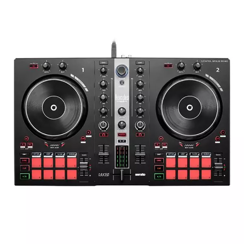 Hercules DJ Essentials Kit with DJControl Inpulse 300 MK2 Controller & Speakers