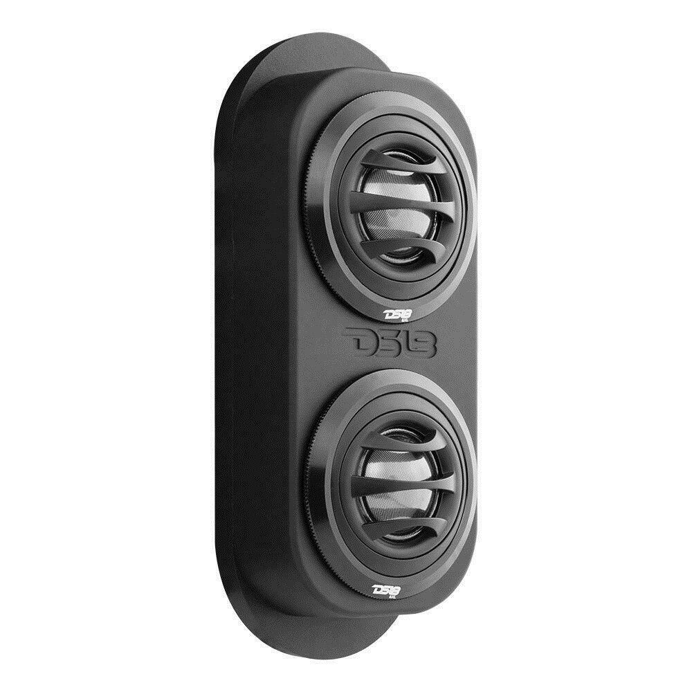 DS18 EN2T Car High Density Abs Universal Dual 1" Tweeter Enclosure Element Ready