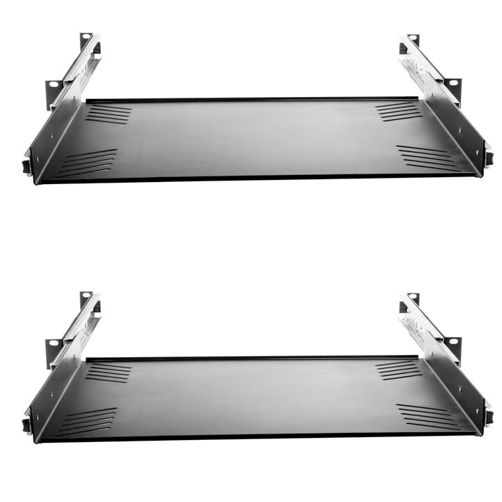 2 OSP 1 Space Sliding Pullout Shelf Rack Mount Tray For ATA Rack Cases