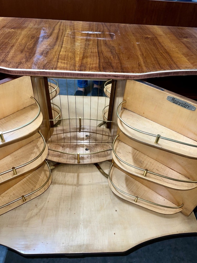mid century modern credenza bar