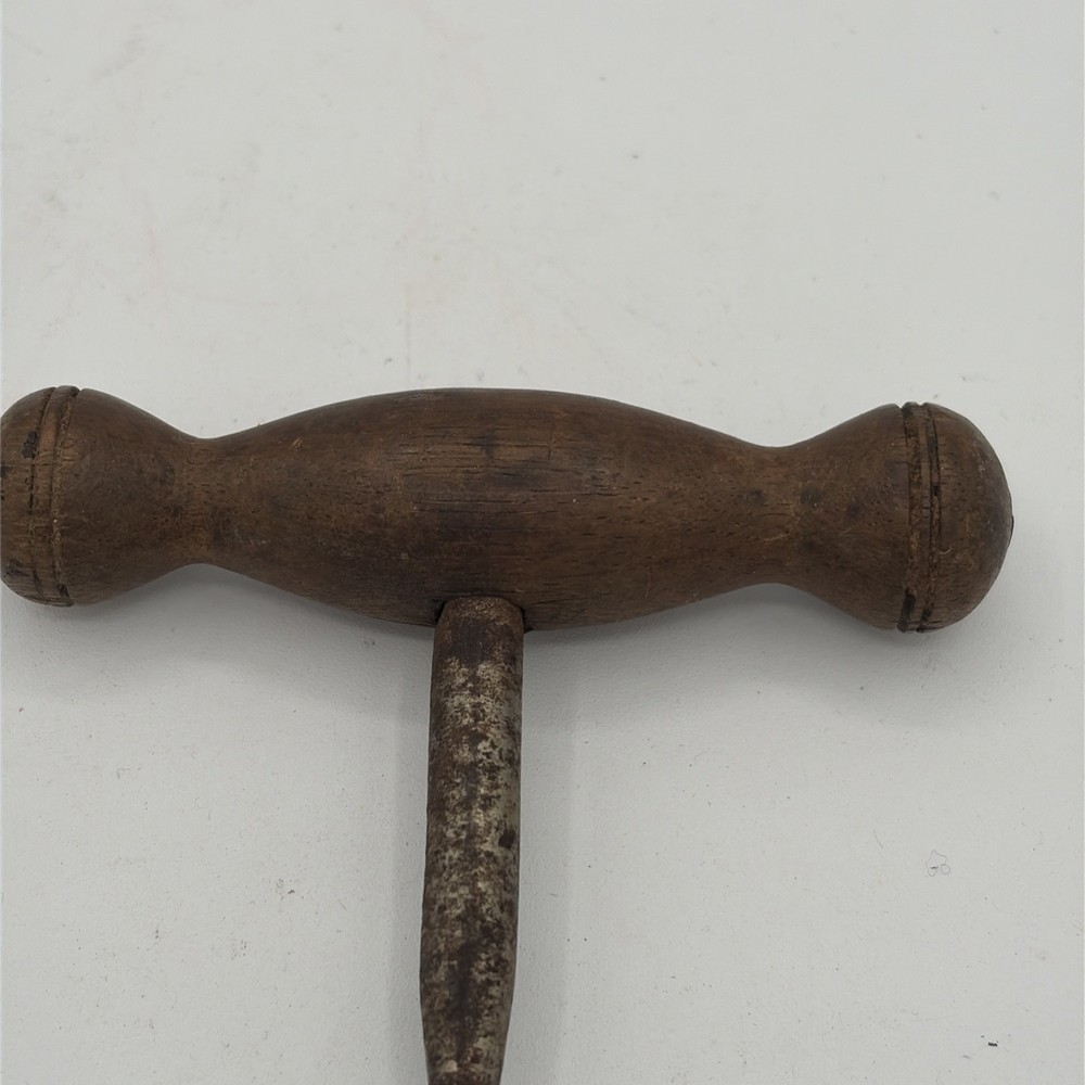 Vintage Wood Corkscrew 4.5”