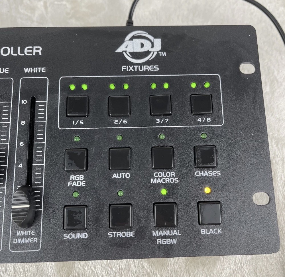ADJ RGBW4C LED Controller . American DJ. Never Used, Missing Power Adapter