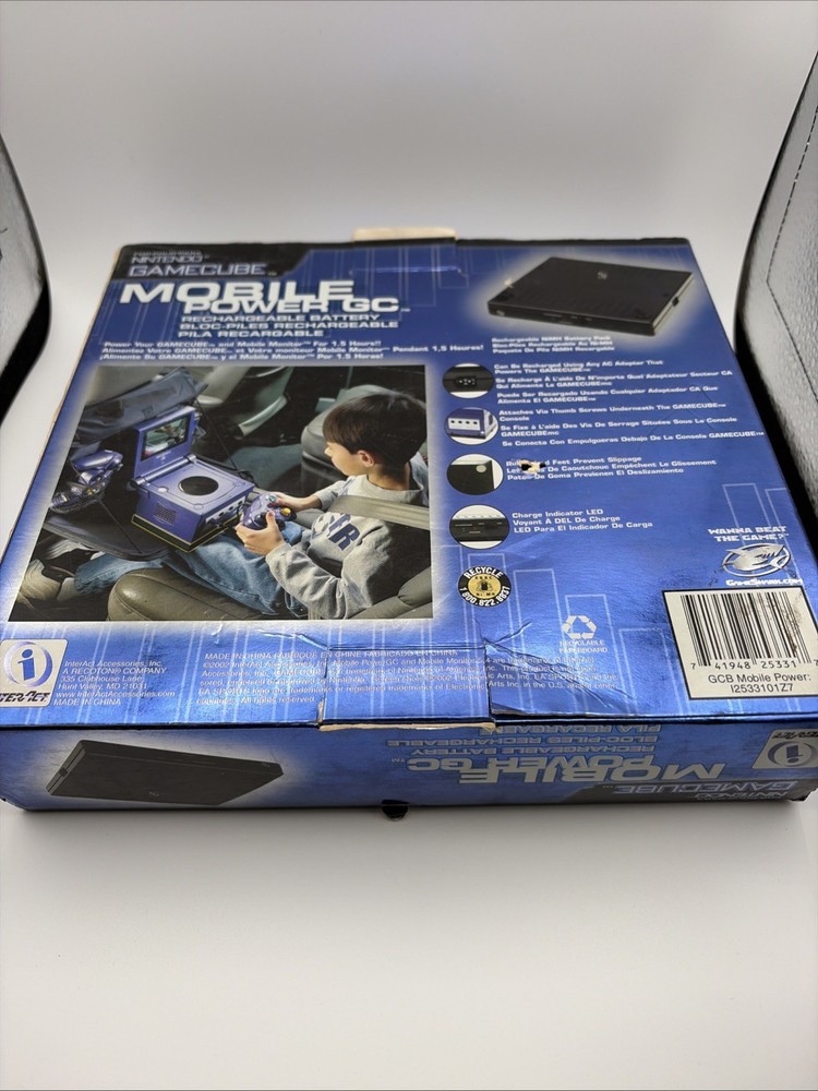 Nintendo GameCube Mobile Power Battery By Interact In Box