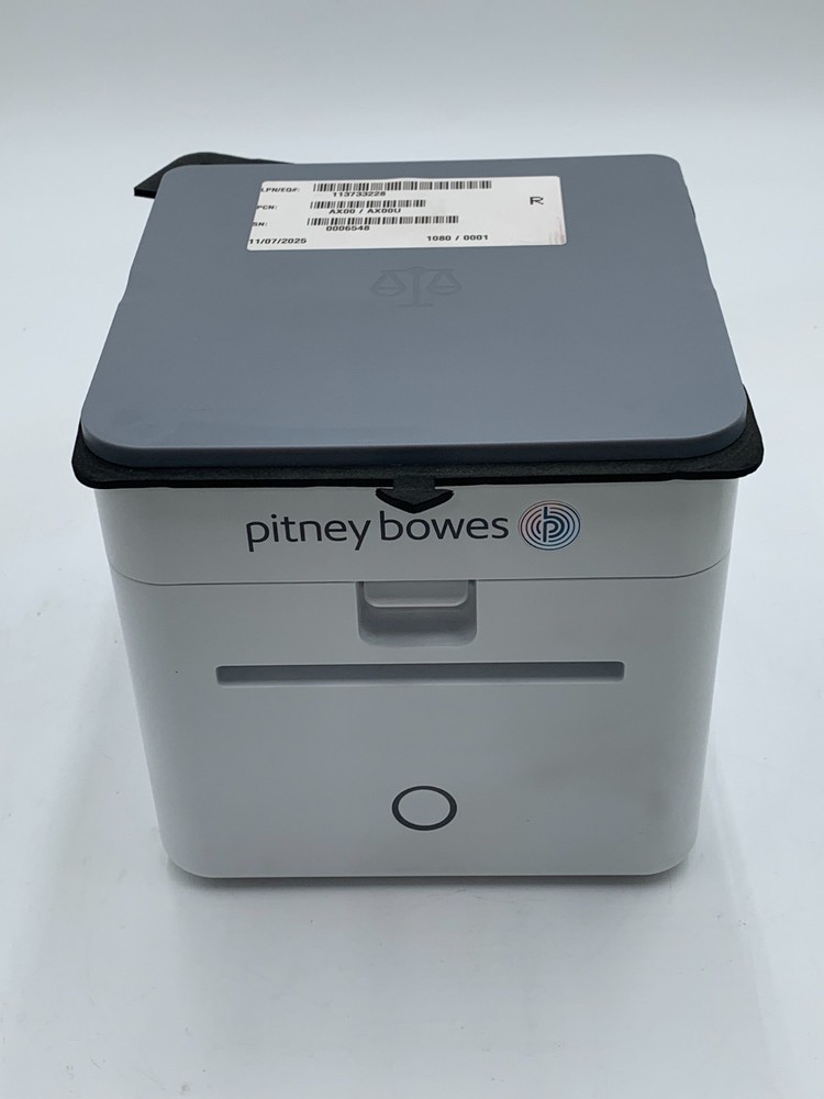 Pitney Bowes Thermal Label Printer And Scale AX00 White Good