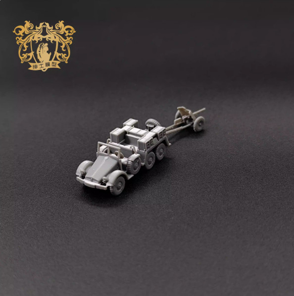 3D Printed 1/144 German Protze tank destroyer Unpainted Model