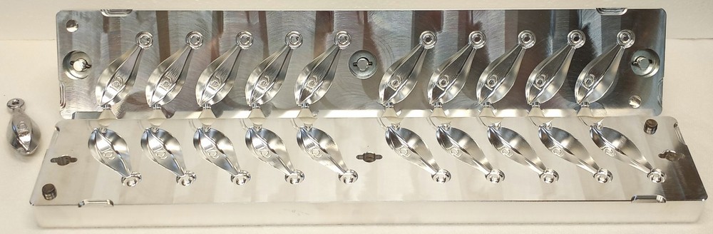 6 oz Bank Sinker 10 Cavity Production Mold