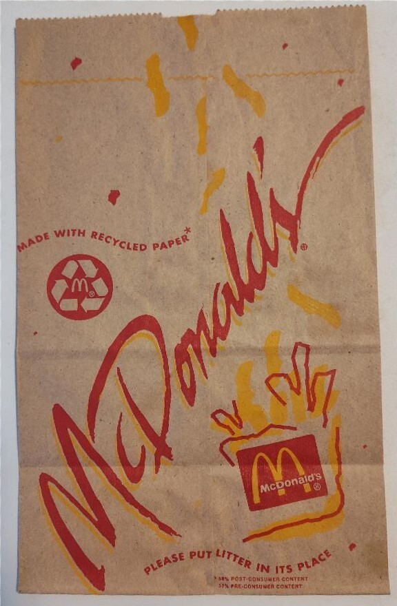 Disney Trivia Challenge - McDonald's Meal Sack - 1996