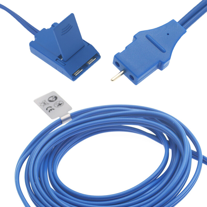 High Frequency REM Needle connector Wire For Negative Plate，3 meters